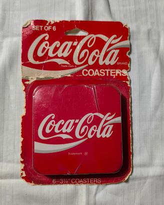 Set 6 Sottobicchieri Coca-Cola Vintage Sigillati