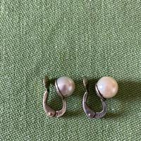 Orecchini argento e perle