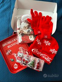 Box oggetti Coca-Cola natalizia