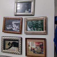 cartoline in cornice di mussolini 