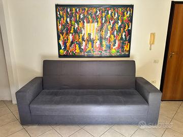 Divano letto 4 posti con contenitore