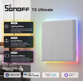 Sonoff TX Ultimate interruttore smart vocale remot