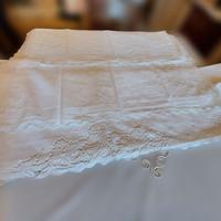 Lenzuolo Matrimoniale Lino Purissimo anni 80