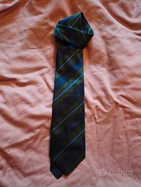 cravatta vintage Tincati seta regimental 