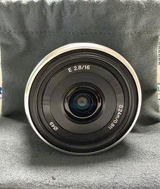 Sony E 16mm F2.8 SEL16F28 Pancake – E-Mount APS-C