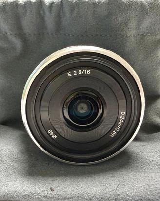 Sony E 16mm F2.8 SEL16F28 Pancake – E-Mount APS-C