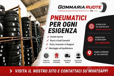 PNEUMATICI USATI – GRANDE DISPONIBILITÀ