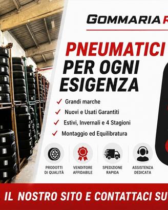 PNEUMATICI USATI – GRANDE DISPONIBILITÀ