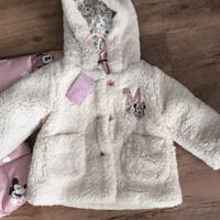 Giacchina Kinder Minnie Mouse peluche taglia 80