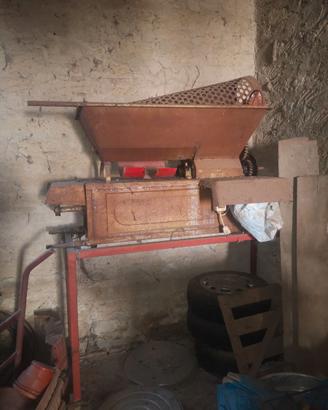 Diraspatrice Pigiatrice per uva