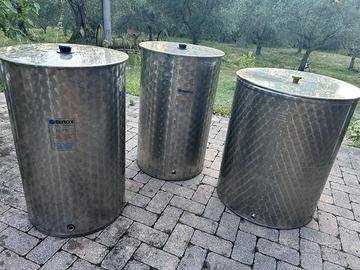 Contenitori professionali olio in acciaio inox