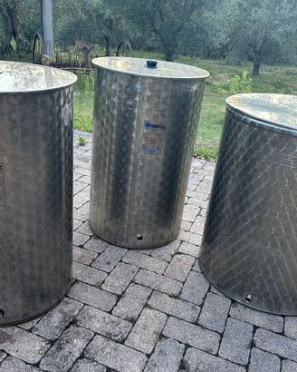 Contenitori professionali olio in acciaio inox
