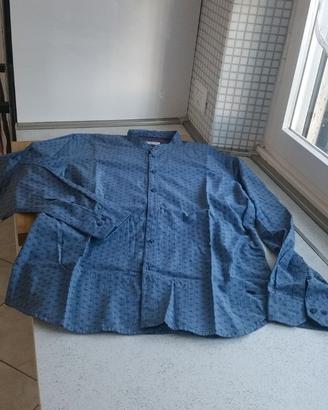 Camicia nuvolari scollo coreana taglia XL