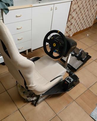Simulatore di guida completo. Thrustmaster
