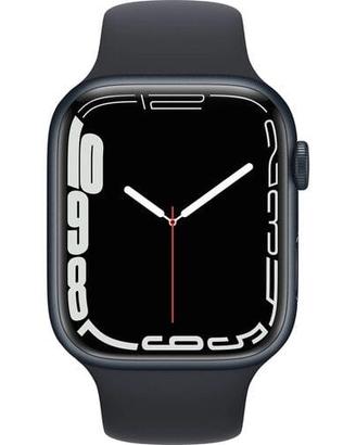 Apple Watch Serie 7, 45mm, GPS, nero cinturino