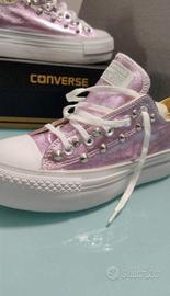 converse all star personalizzate con borchie 