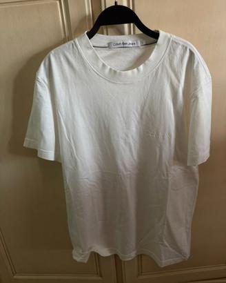 Maglietta bianca basic Calvn Klein Jeans