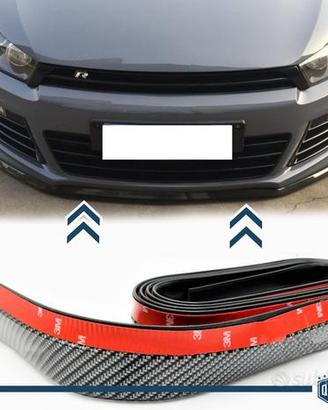 SPOILER ANTERIORE per VW SCIROCCO LAMA CARBONIO