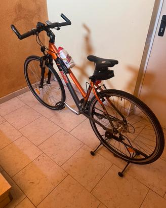 BICI MTB KTM LIFE TRACK  MET BLACK ORANGE- SHIMANO