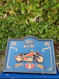 Decorazione murale legno/polystone Harley Davidson