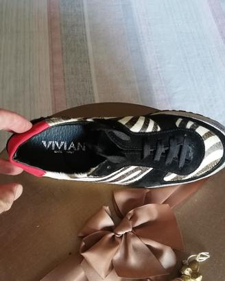 Scarpe zebrate Vivian 