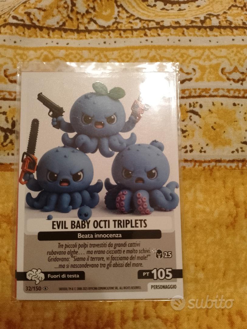 carta brainrot 32 evil baby octi triplets - Collezionismo In vendita a ...