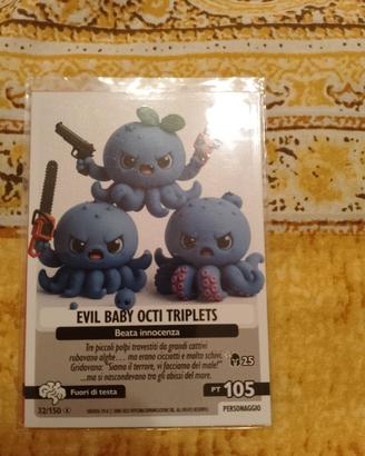 carta brainrot 32 evil baby octi triplets