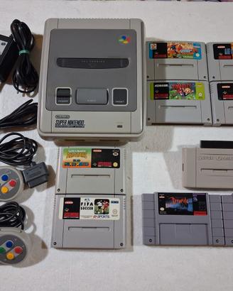 Super Nintendo Snes PAL + 9 GIOCHI