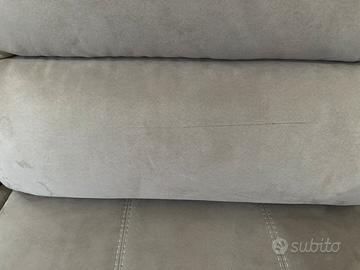 Divano letto alngolare con pouf  contenitore -LOTO