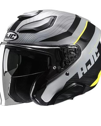 casco nuovo Casco jet fibra Hjc F31 NABY GREY