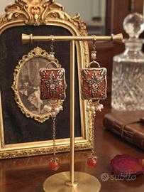 Orecchini stile vintage retrò per donna