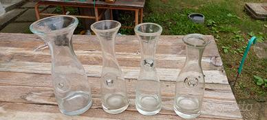 Misure in vetro  da  osteria periodo  del re