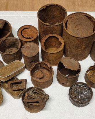 ww1 lotto scavo scatolette