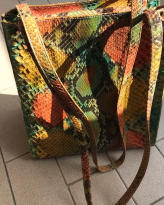 Borsetta in pitone Mauro Volponi