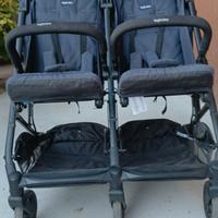 Passeggino Inglesina gemellare colore navy