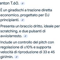 Piatti stanton T.60
