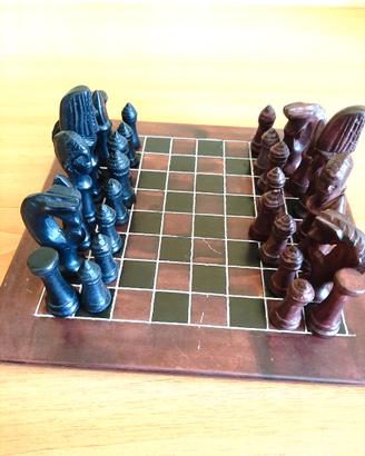 Mini scacchiera in ceramica