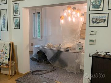 Porta scorrevole in vetro