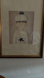 Litografia multiplo su carta di. Bueno