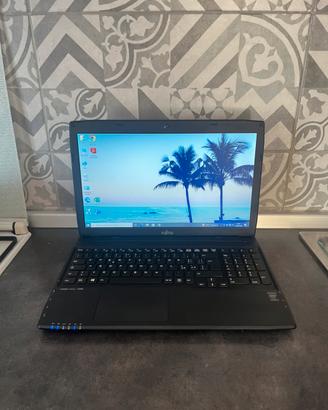 PC PORTATILE NOTEBOOK FUJITSU ram 8 GB BATT PERFET