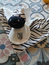 Doudou a forma di zebra 