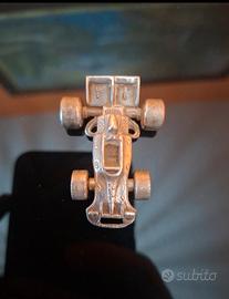 modellino formula 1 anni 70 in argento