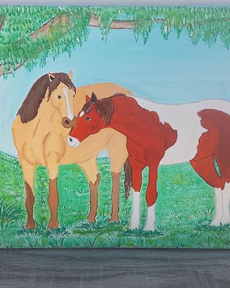 Quadro di cavalli