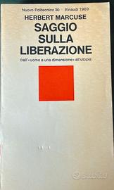 Herbert Marcuse libro Saggio sulla Liberazione