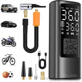 Compressore Aria Portatile per auto, moto, bici.