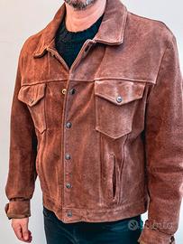 Schott giacca in pelle scamosciata - Taglia M/L