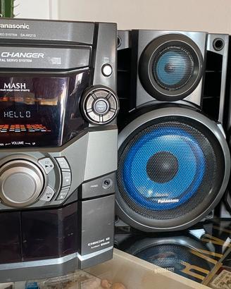 Mini stereo Cd Radio doppia Cassetta Panasonic