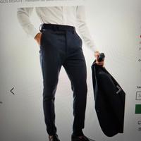 Asos design. Pantalone da abito lana blu