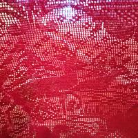 Coppia centrotavola colore rosso natalizio. 