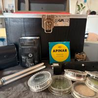 Set Fotografico Vintage: Valigetta,Flash,Filtri…